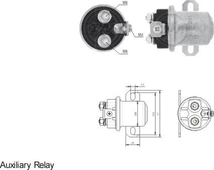 Messmer ZM6408 - Тягове реле, стартер autocars.com.ua