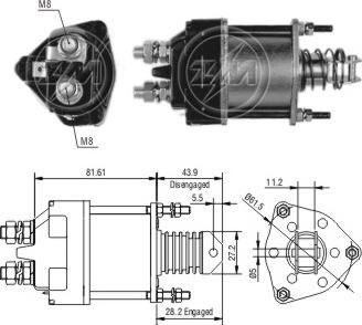 Messmer ZM650 - Тяговое реле, стартер avtokuzovplus.com.ua