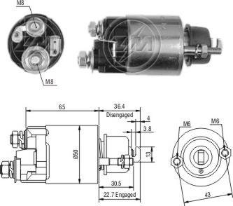 Messmer ZM703 - Тягове реле, стартер autocars.com.ua