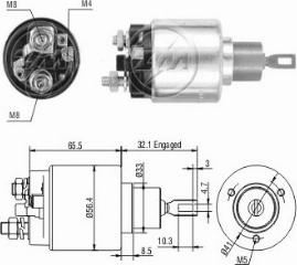 Messmer ZM778C - Тяговое реле, стартер avtokuzovplus.com.ua