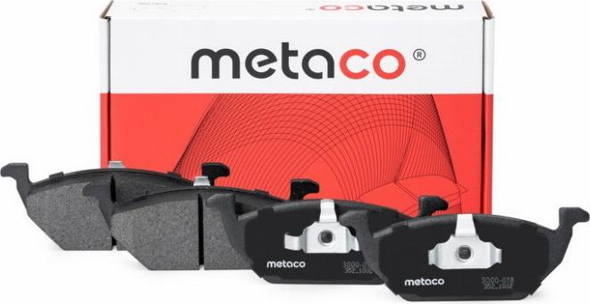 METACO 3000-018 - Тормозные колодки, дисковые, комплект autodnr.net
