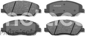 METACO 3000-030 - Тормозные колодки, дисковые, комплект autodnr.net