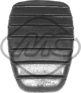 Metalcaucho 04717 - Педальные накладка, педаль тормоз autodnr.net