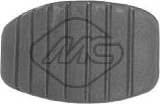Metalcaucho 06818 - Педальные накладка, педаль тормоз autodnr.net