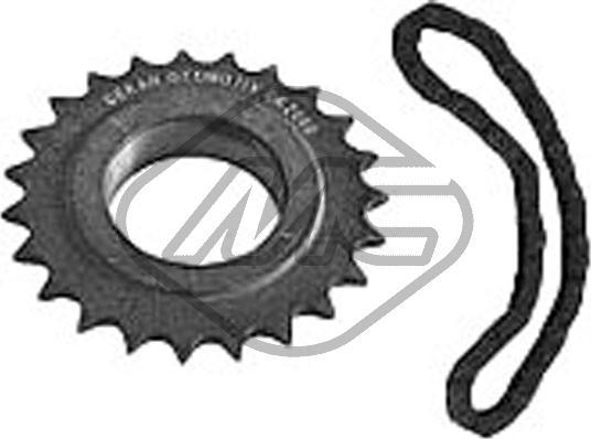 Metalcaucho 48235 - Комплект ланцюга, привід масляного насоса autocars.com.ua