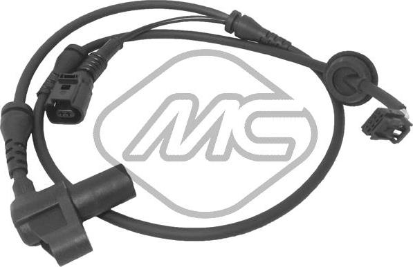 Metalcaucho 50123 - Датчик ABS, частота обертання колеса autocars.com.ua