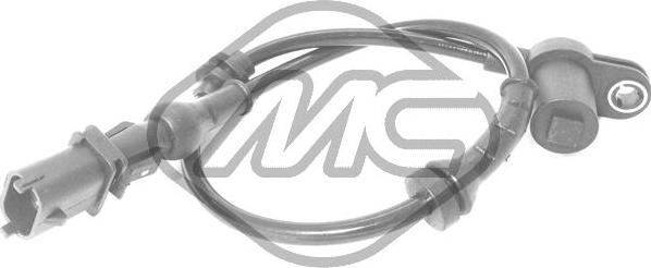 Metalcaucho 50161 - Датчик ABS, частота обертання колеса autocars.com.ua