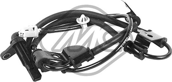 Metalcaucho 50259 - Датчик ABS, частота обертання колеса autocars.com.ua