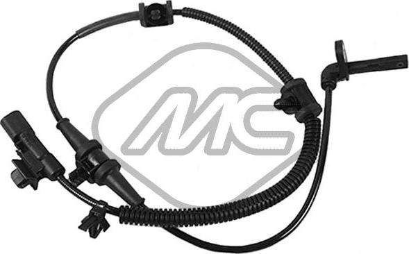 Metalcaucho 50282 - Датчик ABS, частота обертання колеса autocars.com.ua