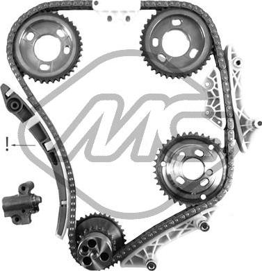 Metalcaucho 58383 - Комплект ланцюга приводу распредвала autocars.com.ua