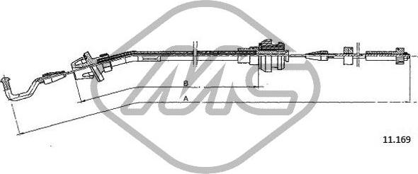 Metalcaucho 80679 - Тросик газу autocars.com.ua