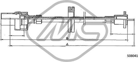 Metalcaucho 81718 - Тросик спідометра autocars.com.ua