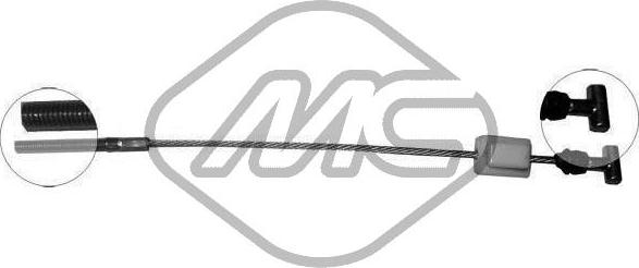 Metalcaucho 81798 - Тросик, cтояночный тормоз autodnr.net