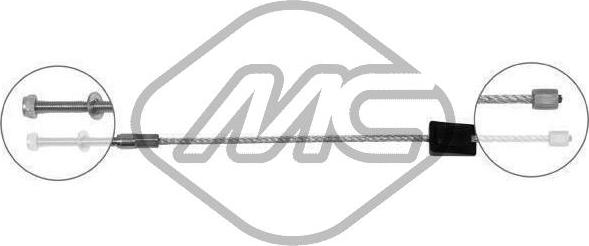 Metalcaucho 81820 - Тросик, cтояночный тормоз autodnr.net
