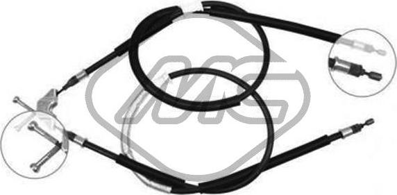 Metalcaucho 82594 - Тросик газу autocars.com.ua