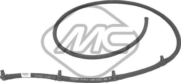 Metalcaucho 92061 - Шланг, витік палива autocars.com.ua
