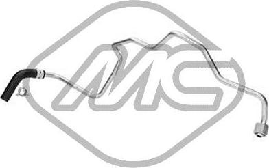 Metalcaucho 92431 - Маслопровод, компресор autocars.com.ua