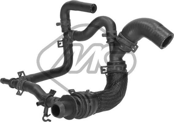 Metalcaucho 95198 - Шланг радіатора autocars.com.ua