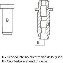 Metelli 01-2864 - Напрямна втулка клапана autocars.com.ua
