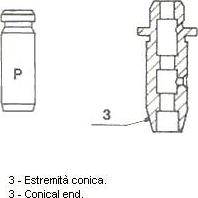 Metelli 01-S2960 - Напрямна втулка клапана autocars.com.ua