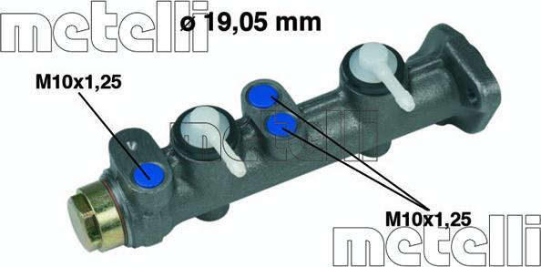 Metelli 05-0005 - Главный тормозной цилиндр avtokuzovplus.com.ua