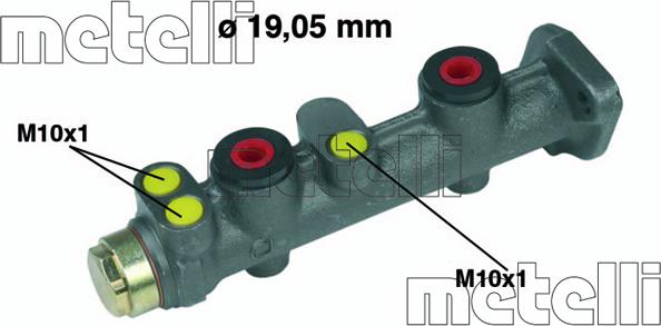 Metelli 05-0024 - Главный тормозной цилиндр autodnr.net