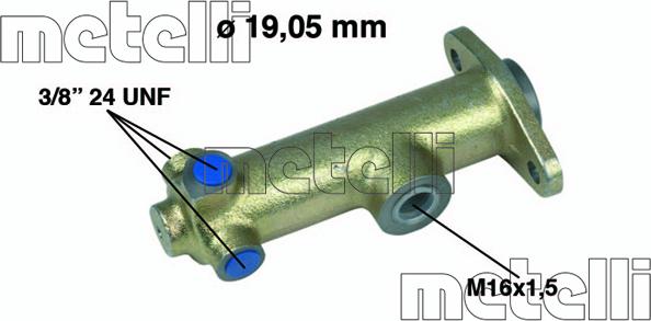 Metelli 05-0035 - Главный тормозной цилиндр autodnr.net