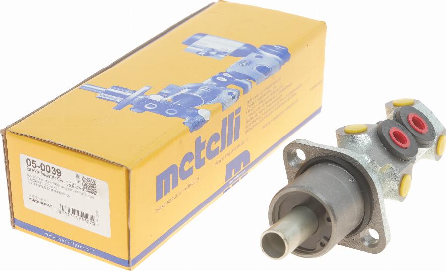 Metelli 05-0039 - Главный тормозной цилиндр avtokuzovplus.com.ua