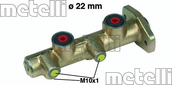 Metelli 05-0170 - Главный тормозной цилиндр autodnr.net