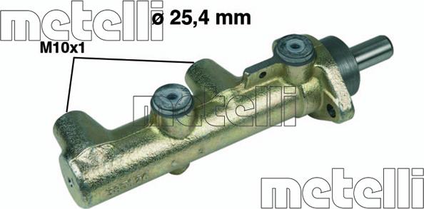 Metelli 05-0236 - Главный тормозной цилиндр avtokuzovplus.com.ua