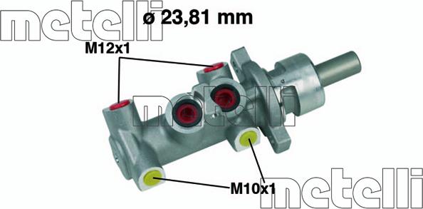 Metelli 05-0301 - Главный тормозной цилиндр avtokuzovplus.com.ua