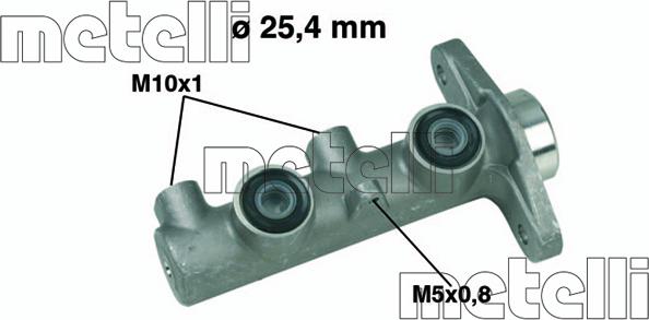 Metelli 05-0329 - Главный тормозной цилиндр avtokuzovplus.com.ua