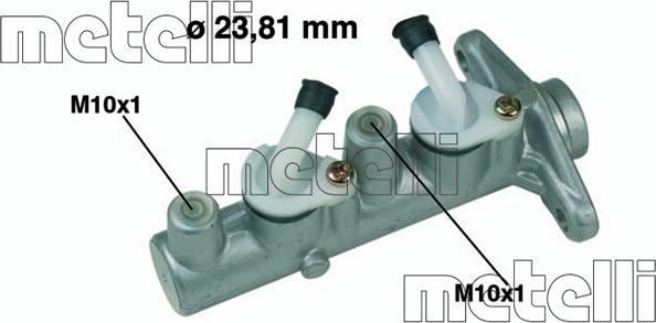 Metelli 05-0337 - Главный тормозной цилиндр avtokuzovplus.com.ua