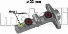 Metelli 05-0498 - Главный тормозной цилиндр avtokuzovplus.com.ua