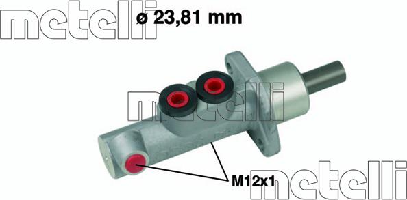 Metelli 05-0559 - Главный тормозной цилиндр autodnr.net