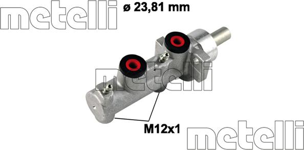 Metelli 05-0600 - Главный тормозной цилиндр autodnr.net