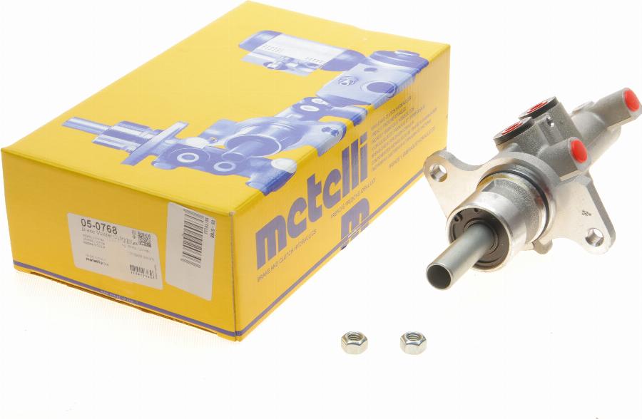 Metelli 05-0768 - Главный тормозной цилиндр avtokuzovplus.com.ua