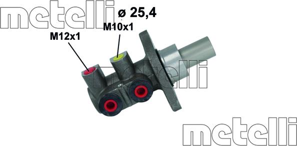 Metelli 05-1129 - Главный тормозной цилиндр autodnr.net