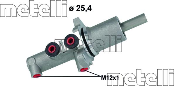 Metelli 05-1143 - Главный тормозной цилиндр autodnr.net
