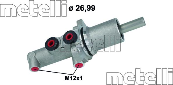 Metelli 05-1144 - Главный тормозной цилиндр autodnr.net