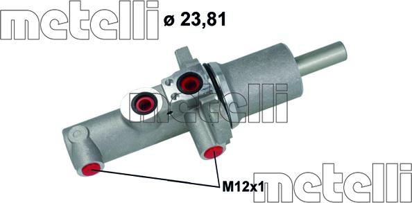 Metelli 05-1145 - Главный тормозной цилиндр autodnr.net