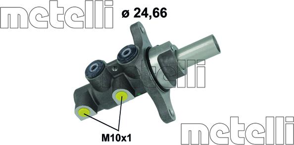 Metelli 05-1155 - Главный тормозной цилиндр avtokuzovplus.com.ua