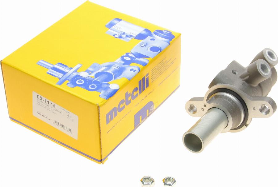 Metelli 05-1174 - Главный тормозной цилиндр avtokuzovplus.com.ua