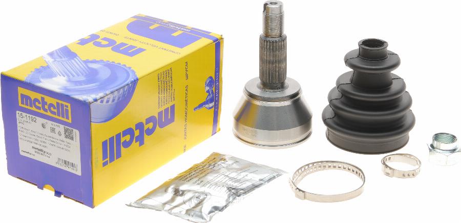 Metelli 15-1192 - Шарнирный комплект, ШРУС, приводной вал avtokuzovplus.com.ua