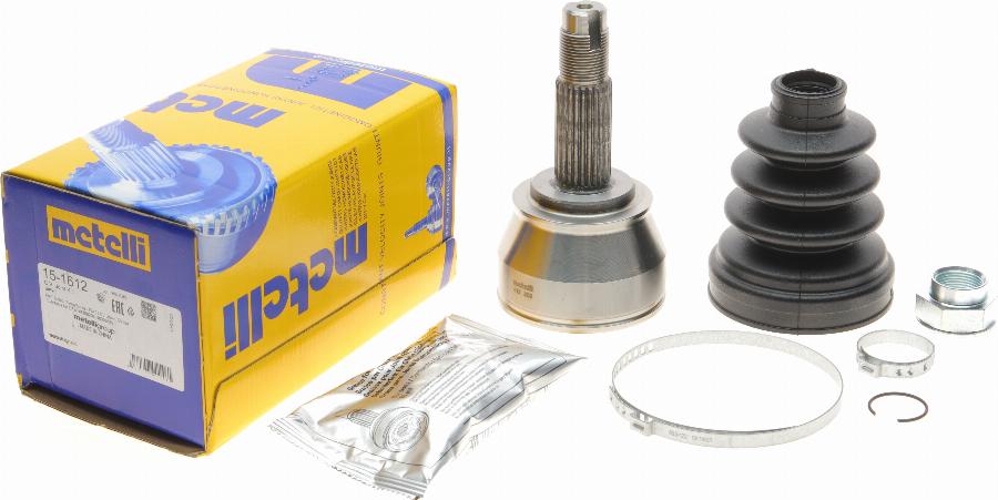 Metelli 15-1612 - Шарнирный комплект, ШРУС, приводной вал avtokuzovplus.com.ua