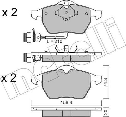 Raicam RA.1429.0 - Гальмівні колодки, дискові гальма autocars.com.ua