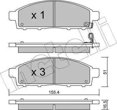 Parts-Mall PKG-005 - Тормозные колодки, дисковые, комплект autodnr.net