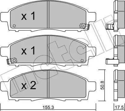 Parts-Mall PKG-005 - Тормозные колодки, дисковые, комплект autodnr.net