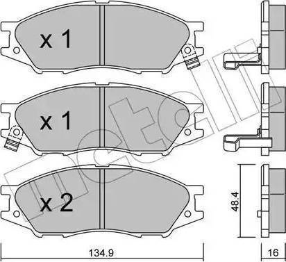 Sangsin Brake SP1156 - Колодки торм.дисковые Hi-Q Renault Samsung SM 3 autodnr.net