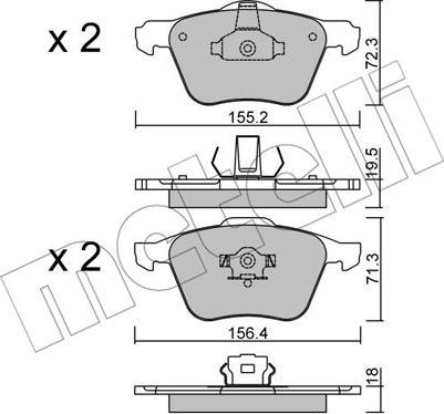 Metelli 22-0833-0 - Масляний фільтр autocars.com.ua